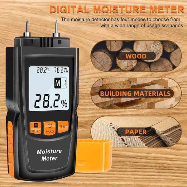GM610 Digital Wood Moisture Meter (Black) - Image 9