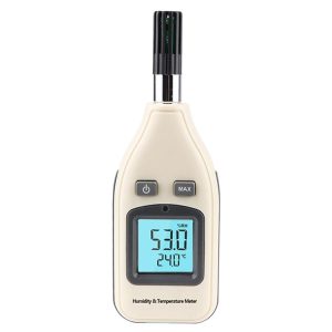 BENETECH GM1362 1.45 Inch Screen Digital Humidity & Temperature Meter (White)