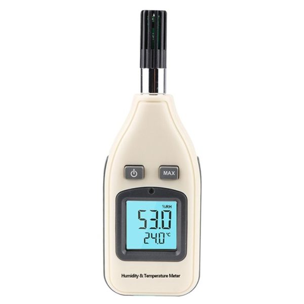 BENETECH GM1362 1.45 Inch Screen Digital Humidity & Temperature Meter (White)