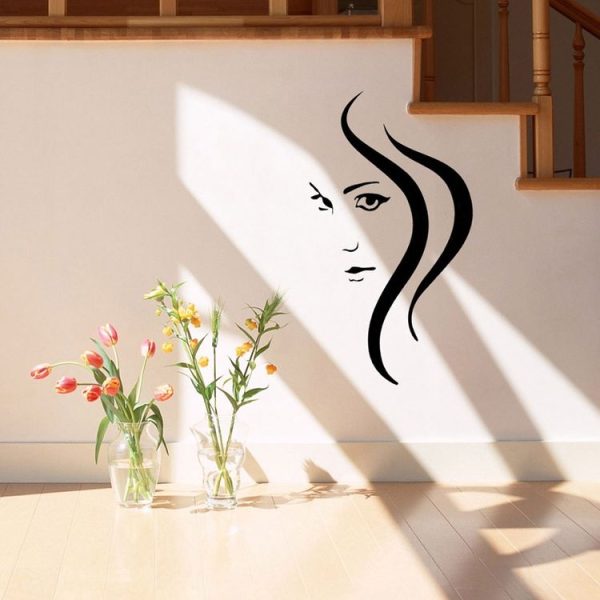 Home Decor Girl Removable Wall Stickers, Size: 60cm x 38cm - Image 4