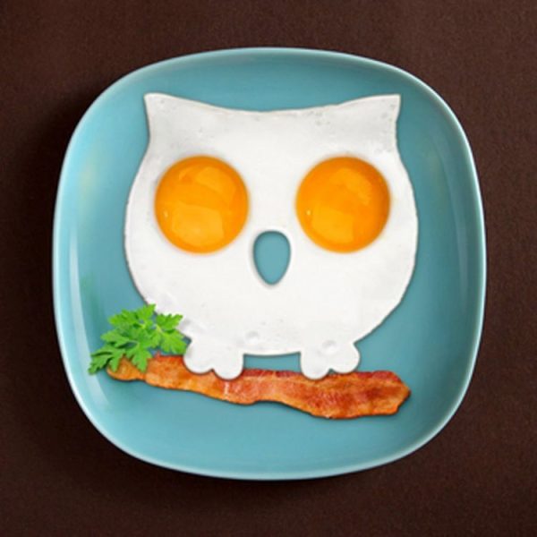 Cartoon Owl Shape Egg Frying Ring Mold Silicone Egg Fried Mould Omelette Mold (Purple) - Image 8