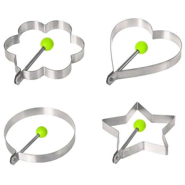 4 in 1 Stainless Steel Fried Egg Pancake Mold - Image 3