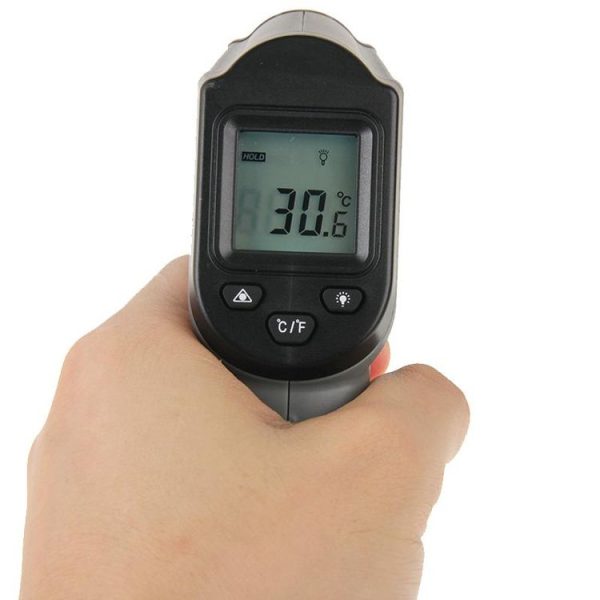 DT-8500 LCD Digital Infrared Thermometer, Temperature Range: -50-500 Celsius Degree (Grey) - Image 5