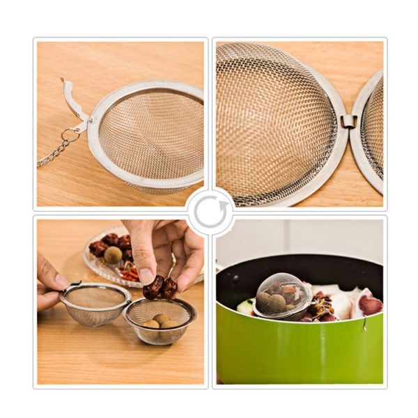 Mesh Tea Ball Infuser Stainless Steel Tea Strainers - Image 10