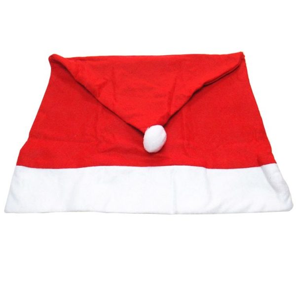 Red Hat Christmas Decoration Chair Cover, Size: 65cm x 50cm - Image 3