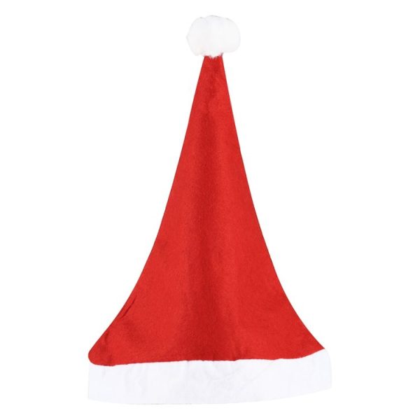 2 PCS Embroidered Christmas Party Santa Hat Non-woven Christmas Hat, Size: 36cm x 29cm - Image 2