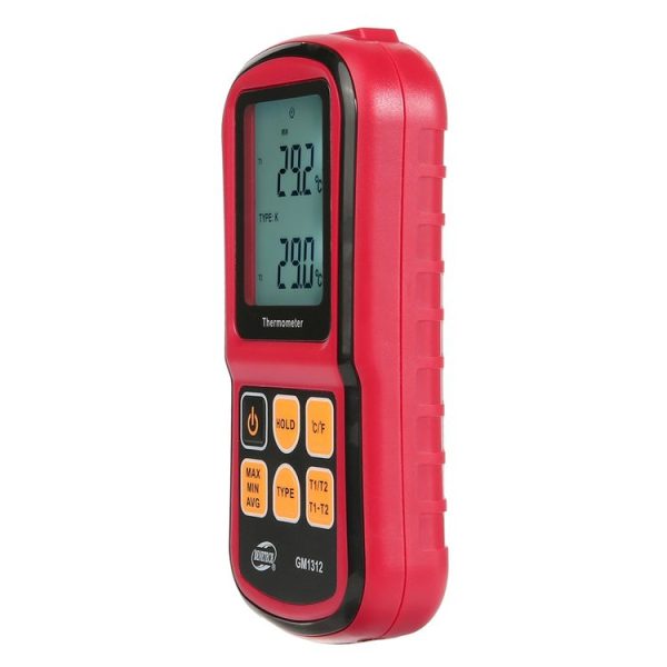 BENETECH GM1312 2.4 inch LCD Screen Thermocouple Thermometer Measure J, K, T, E, N and R Type, Measure Range: -50~300C - Image 2