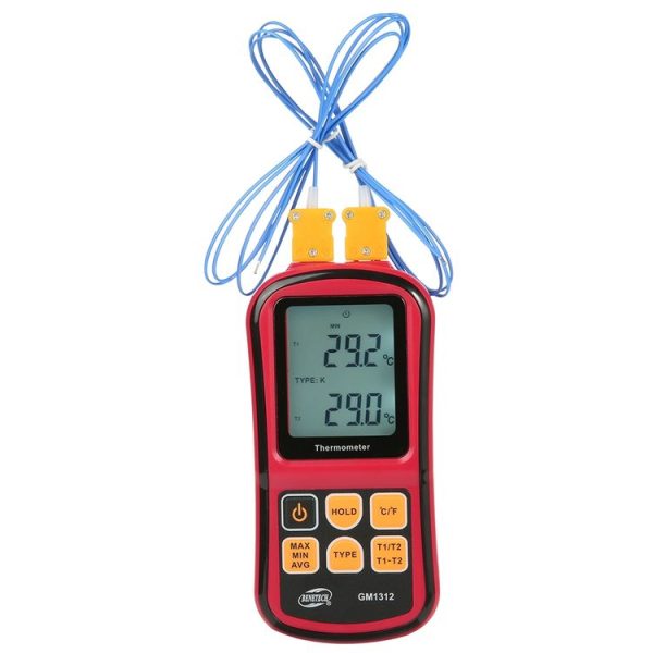 BENETECH GM1312 2.4 inch LCD Screen Thermocouple Thermometer Measure J, K, T, E, N and R Type, Measure Range: -50~300C - Image 3