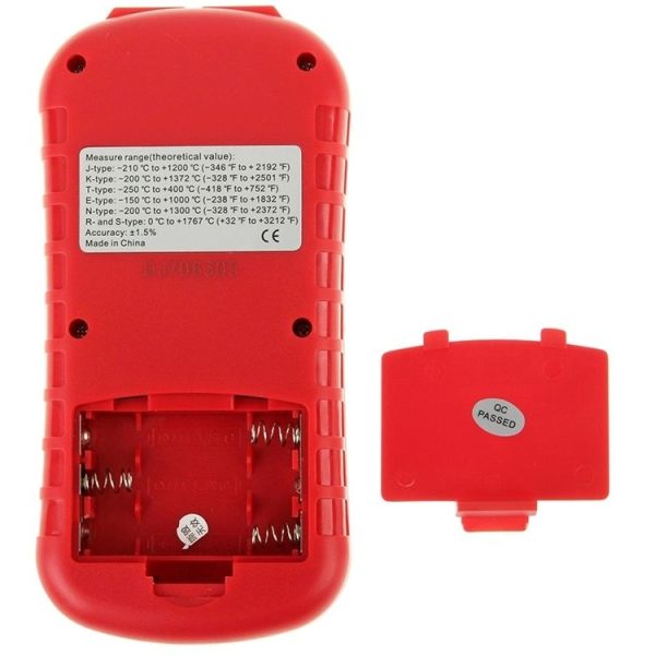 BENETECH GM1312 2.4 inch LCD Screen Thermocouple Thermometer Measure J, K, T, E, N and R Type, Measure Range: -50~300C - Image 4