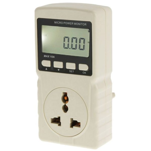 BENETECH GM86 LCD Display MAX 10A Micro Power Monitor Energy Meter, EU Plug - Image 3