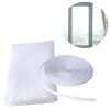 DIY Polyester Fly Screen / Window Screen Hook and Loop Fastener Mosquito Net (White)