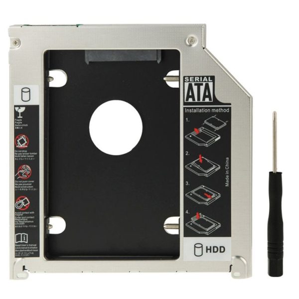 2.5 inch Second HDD Hard Drive Caddy SATA to SATA for Apple MacBook Pro, Thickness: 9.5mm - Image 7