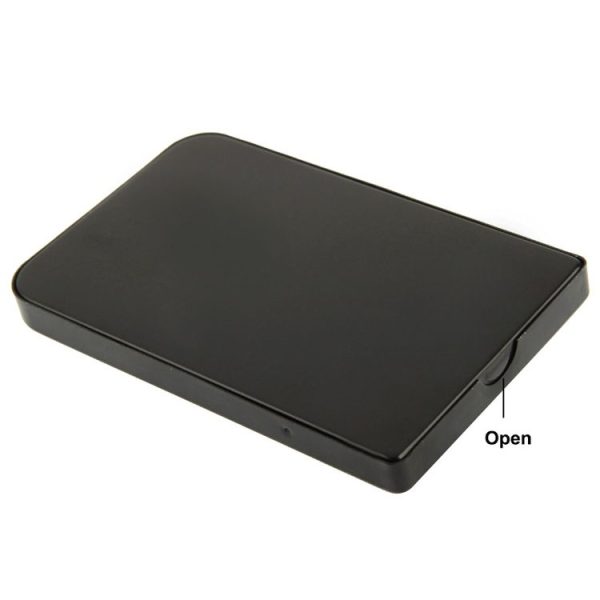 2.5 inch SATA HDD External Case, Size: 126mm x 75mm x 13mm (Black) - Image 4