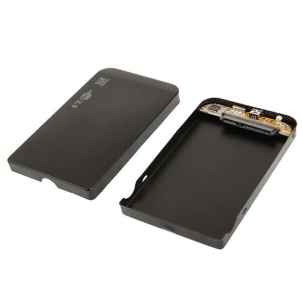 2.5 inch SATA HDD External Case, Size: 126mm x 75mm x 13mm (Black) - Image 5