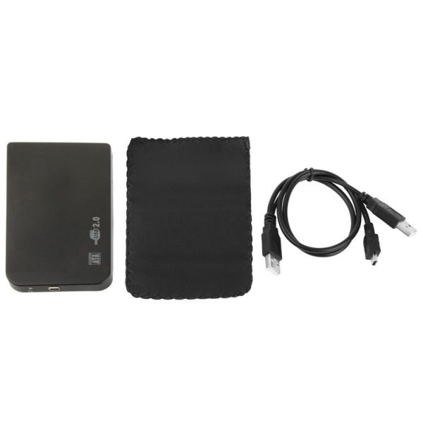 2.5 inch SATA HDD External Case, Size: 126mm x 75mm x 13mm (Black) - Image 6