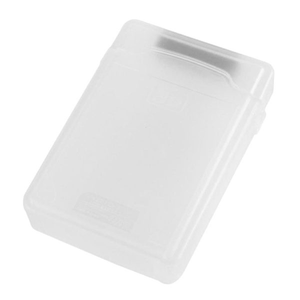 3.5 inch Hard Drive Disk HDD SATA IDE Plastic Storage Box Enclosure Case (White) - Image 2