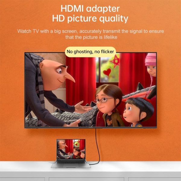 Gold Plated HDMI 19 Pin Male to Micro HDMI Female Adapter (Black) - Image 5