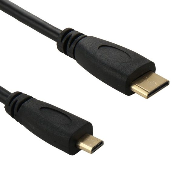 1m Mini HDMI Male to Micro HDMI Male Adapter Cable - Image 3