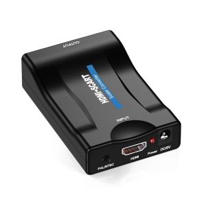 MINI MHL / HDMI TO SCART Video Converter Scaler (Black)