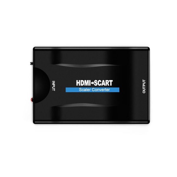 MINI MHL / HDMI TO SCART Video Converter Scaler (Black) - Image 2