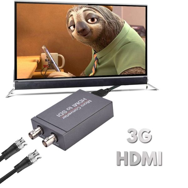 NK-M009 1080P Full HD HDMI to 2 x SDI Output Converter (Black) - Image 7