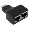 30m HDMI to Dual Port RJ45 Network Cable Extender Over by Cat 5e / 6 3D HDTV Up - Image 3