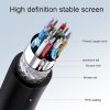 1.4 Version, Gold Plated 19 Pin HDMI Male to HDMI Male Coiled Cable, Support 3D / Ethernet, Length: 60cm (can be extended up to 2m) - Image 4
