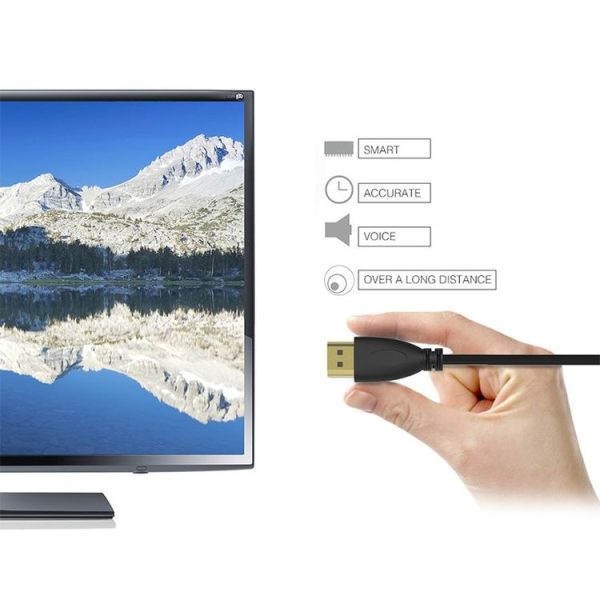 1.4 Version, Gold Plated Micro HDMI Male to HDMI Male Coiled Cable, Support 3D / Ethernet, Length: 60cm (can be extended up to 2m) - Image 6