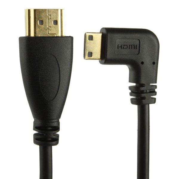 1.4 Version Gold Plated Mini HDMI Male to HDMI Male Coiled Cable, Support 3D / Ethernet, Length: 0.6m-2m - Image 3