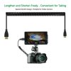 1.4 Version, Gold Plated Mini HDMI Male to HDMI Male Coiled Cable, Support 3D / Ethernet, Length: 60cm (can be extended up to 2m) - Image 7