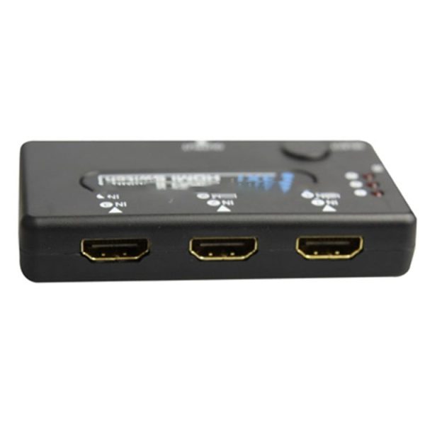 3 Port Amplifier 1080P HDMI Switch, 1.3 Version, with Remote Controller (Black) - Image 2
