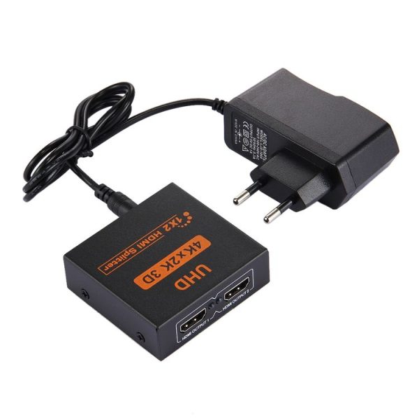 FY1409E Mini V1.3 UHD 4K x 2K 3D 1 x 2 HDMI Splitter (Black) - Image 4