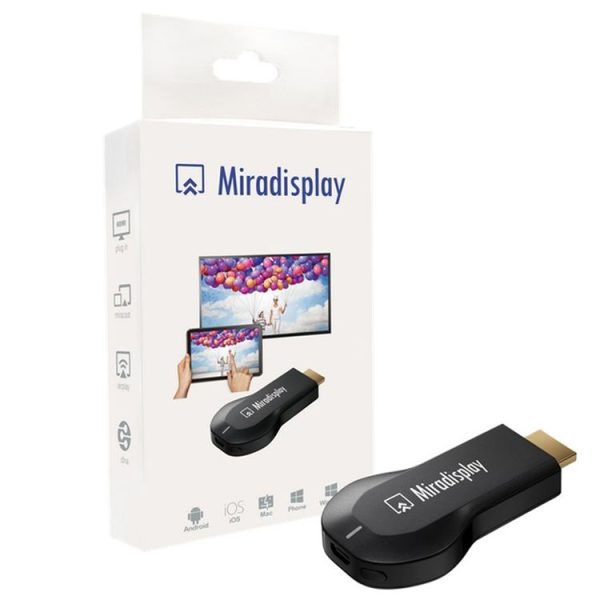 Miradisplay WiFi HDMI Display Dongle / Miracast Airplay DLNA Display Receiver Dongle (Black) - Image 7