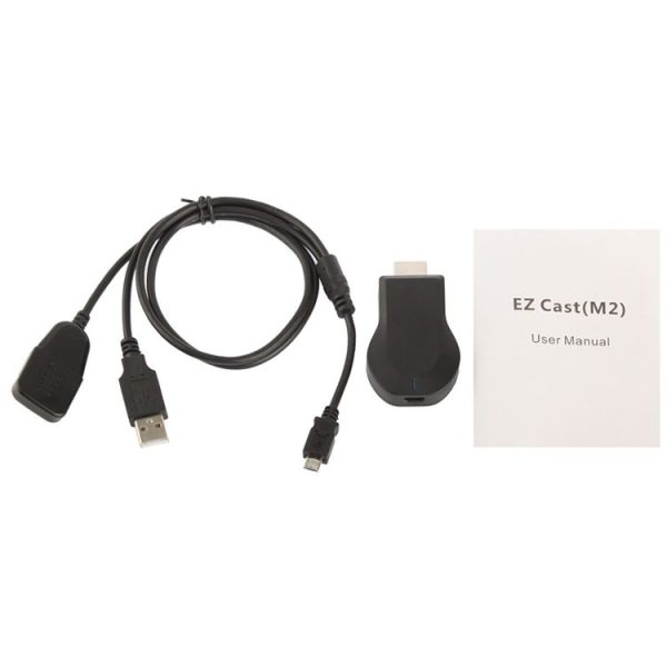 M2 Android 1080P Ezcast HDMI Dongle / HDMI AirPlay DLNA WIFI Displayer Receiver for Android OS / iOS / MAC OS / Windows Devices, Support Sharing Online to TV WIFI Display (Black) - Image 3