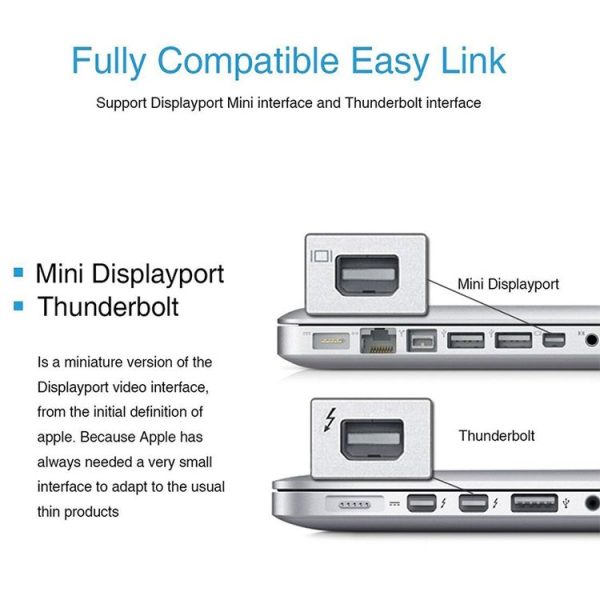Mini DisplayPort Male to HDMI Female Adapter, Size: 4cm x 1.8cm x 0.7cm (Black) - Image 10