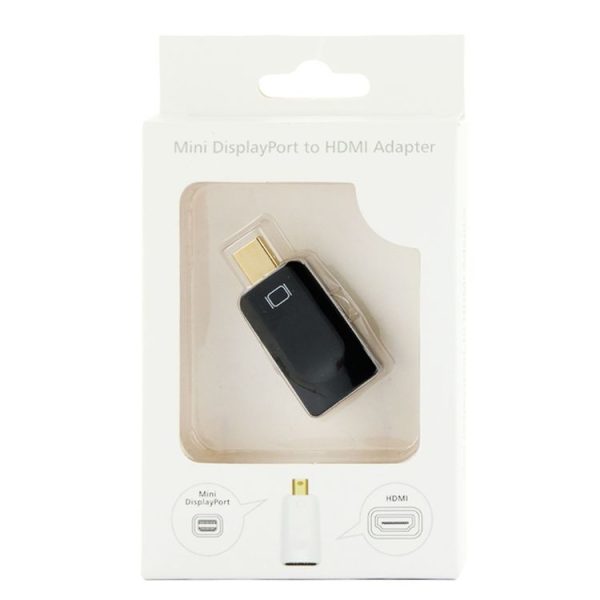 Mini DisplayPort Male to HDMI Female Adapter, Size: 4cm x 1.8cm x 0.7cm (Black) - Image 5
