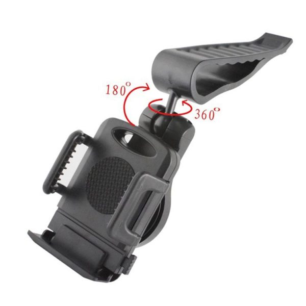 360 Degrees Rotation Car Universal Holder, For iPhone, Galaxy, Sony, Lenovo, HTC, Huawei, and other Smartphones - Image 3