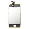 3 in 1 for iPhone 4 (LCD Digitizer + Glass Back Cover + Controller Button) Kit (Yellow) - Image 3