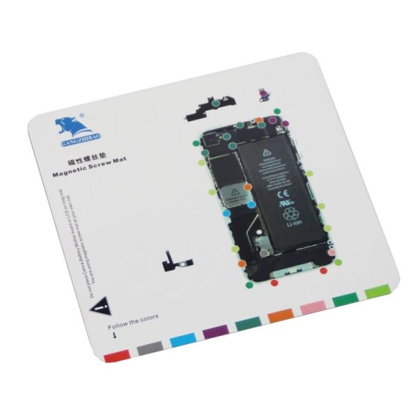 Magnetic Screws Mat for iPhone 4, Size: 20cm x 19cm (White) - Image 3
