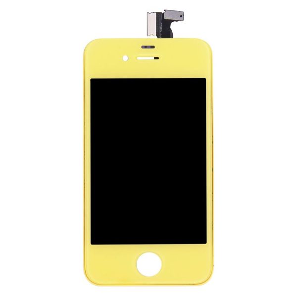 3 in 1 for iPhone 4S (Original LCD + Frame + Touch Pad) Digitizer Assembly (Yellow) - Image 2