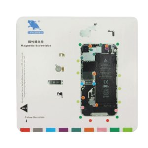 Magnetic Screws Mat for iPhone 4S, Size: 20cm x 19cm (White)