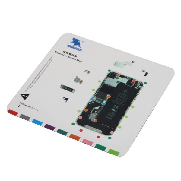 Magnetic Screws Mat for iPhone 4S, Size: 20cm x 19cm (White) - Image 3