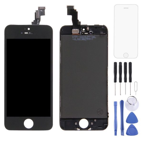 Digitizer Assembly (Original LCD + Frame + Touch Panel) for iPhone 5C (Black)