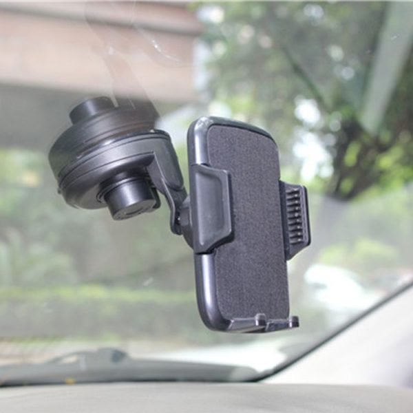 Suction Cup 360 Degree Rotatable Car Holder, For iPhone, Galaxy, Huawei, Xiaomi, LG, HTC and Other Smart Phones (Black) - Image 3