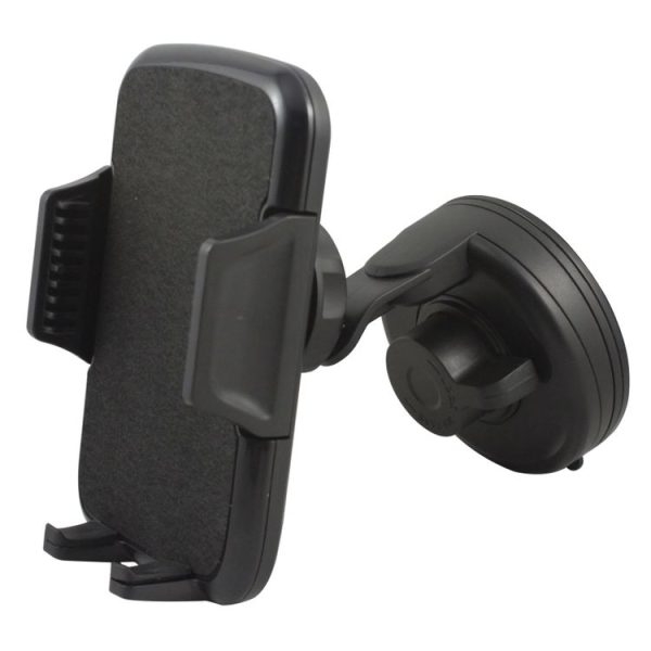 Suction Cup 360 Degree Rotatable Car Holder, For iPhone, Galaxy, Huawei, Xiaomi, LG, HTC and Other Smart Phones (Black) - Image 4