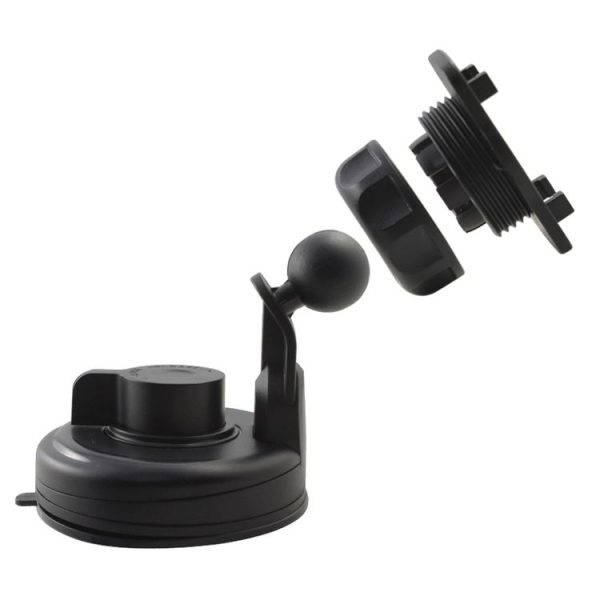 Suction Cup 360 Degree Rotatable Car Holder, For iPhone, Galaxy, Huawei, Xiaomi, LG, HTC and Other Smart Phones (Black) - Image 7