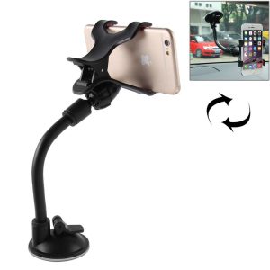Universal 360 Degree Rotation Suction Cup Car Holder / Desktop Stand, Size Range: 3.5-8.3cm, For iPhone, Galaxy, Huawei, Xiaomi, Lenovo, Sony, LG, HTC and Other Smartphones, MP4, PDA, PSP, GPS (Black)