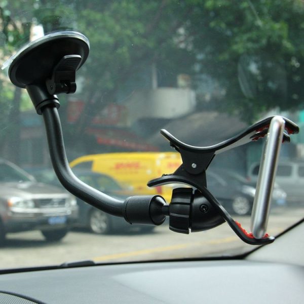 Universal 360 Degree Rotation Suction Cup Car Holder / Desktop Stand, Size Range: 3.5-8.3cm, For iPhone, Galaxy, Huawei, Xiaomi, Lenovo, Sony, LG, HTC and Other Smartphones, MP4, PDA, PSP, GPS (Black) - Image 10