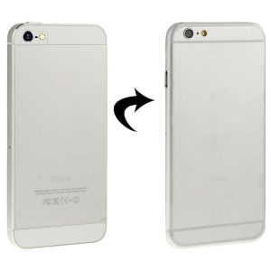 Full Assembly Metal Housing Cover with Appearance Imitation of iPhone 6 for iPhone 5, Including Back Cover & Outer Glass Lens & Card Tray & Volume Control Key & Power Button & Mute Switch Vibrator Key & Home Button (Gold)