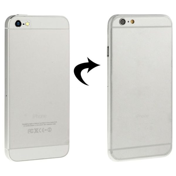 Full Assembly Metal Housing Cover with Appearance Imitation of iPhone 6 for iPhone 5, Including Back Cover & Outer Glass Lens & Card Tray & Volume Control Key & Power Button & Mute Switch Vibrator Key & Home Button (Gold)
